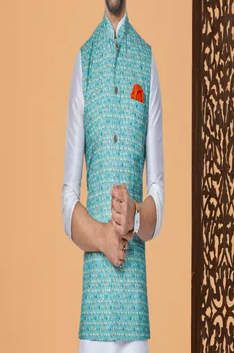 Kurta Pajama with Jacket Set