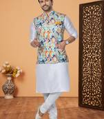 Kurta Pajama with Jacket Set