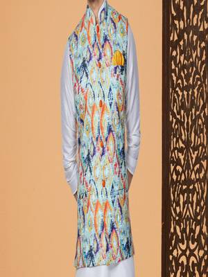 Kurta Pajama with Jacket Set 3