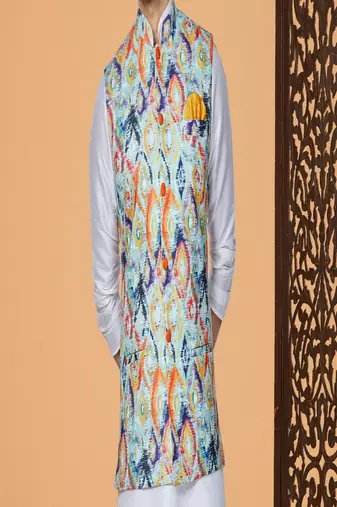 Kurta Pajama with Jacket Set