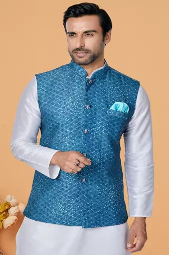 Kurta Pajama with Jacket Set