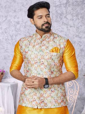 Kurta Pajama with Jacket Set 2