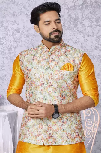 Kurta Pajama with Jacket Set