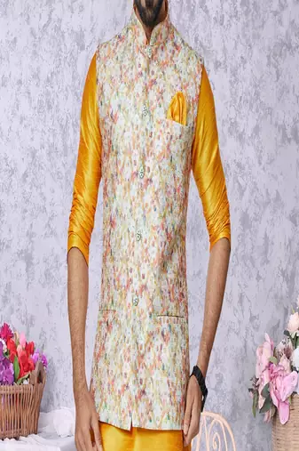 Kurta Pajama with Jacket Set