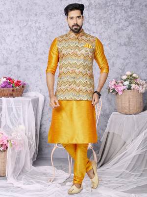 Kurta Pajama with Jacket Set 1
