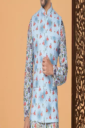 Kurta Pajama with Jacket Set
