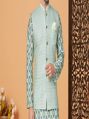 Kurta Pajama with Jacket Set 3