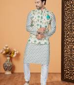 Kurta Pajama with Jacket Set