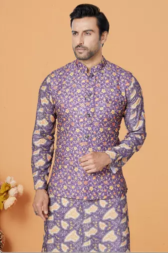 Kurta Pajama with Jacket Set