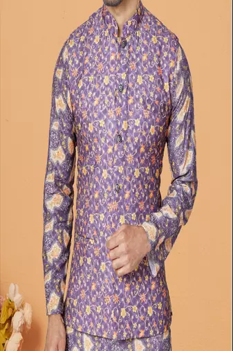 Kurta Pajama with Jacket Set