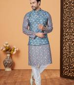 Kurta Pajama with Jacket Set