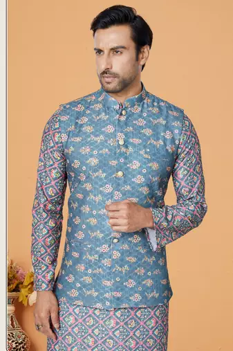 Kurta Pajama with Jacket Set