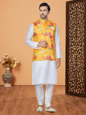 Kurta Pajama with Jacket Set 1
