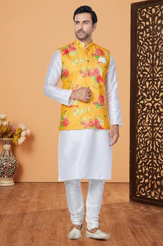 Kurta Pajama with Jacket Set