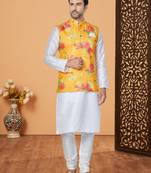 Kurta Pajama with Jacket Set