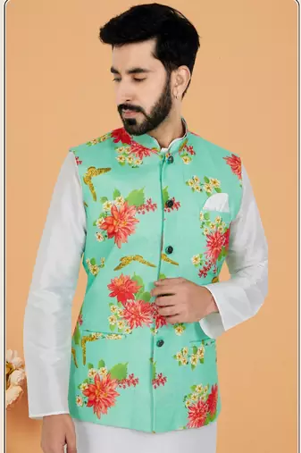 Kurta Pajama with Jacket Set