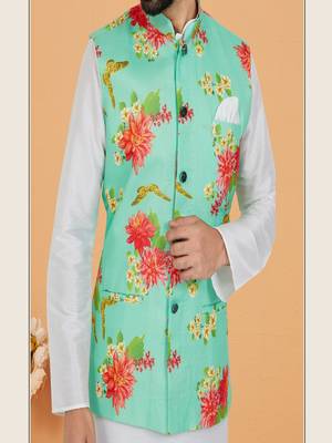 Kurta Pajama with Jacket Set 3