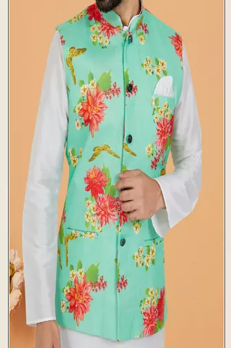 Kurta Pajama with Jacket Set