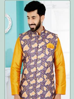 Kurta Pajama with Jacket Set 2