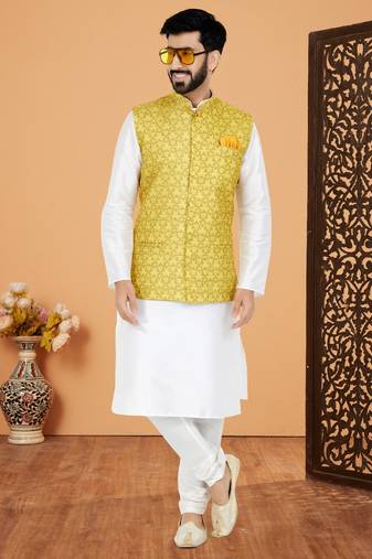 Kurta Pajama with Jacket Set