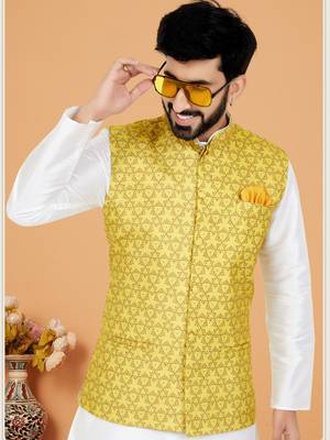 Kurta Pajama with Jacket Set 2