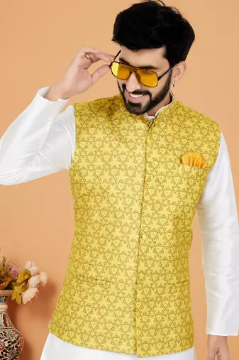 Kurta Pajama with Jacket Set