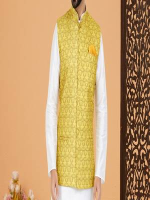 Kurta Pajama with Jacket Set 3