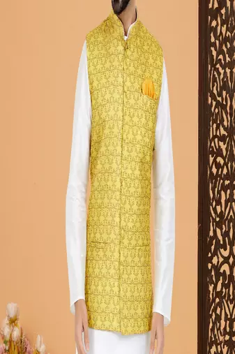 Kurta Pajama with Jacket Set