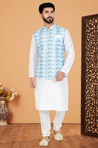 Kurta Pajama with Jacket Set