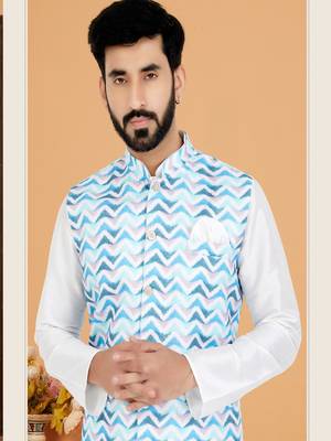 Kurta Pajama with Jacket Set 2