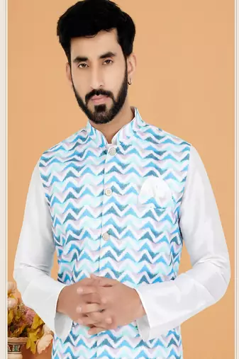 Kurta Pajama with Jacket Set