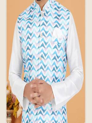 Kurta Pajama with Jacket Set 3