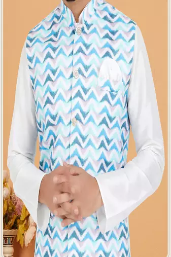 Kurta Pajama with Jacket Set
