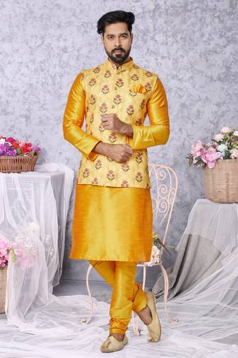 Kurta Pajama with Jacket Set