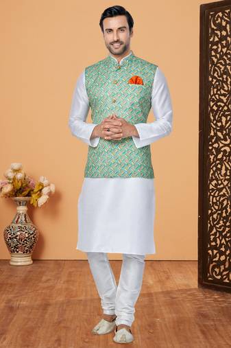 Kurta Pajama with Jacket Set
