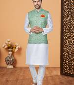 Kurta Pajama with Jacket Set
