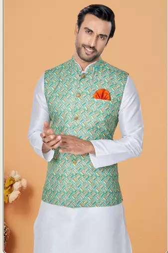 Kurta Pajama with Jacket Set