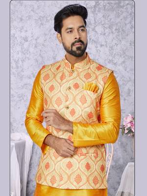 Kurta Pajama with Jacket Set 2