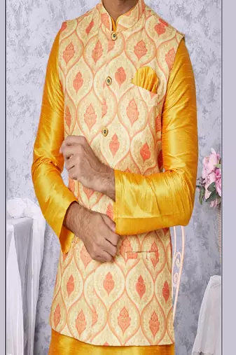 Kurta Pajama with Jacket Set