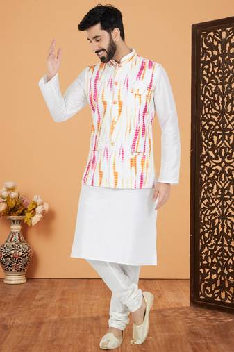 Kurta Pajama with Jacket Set