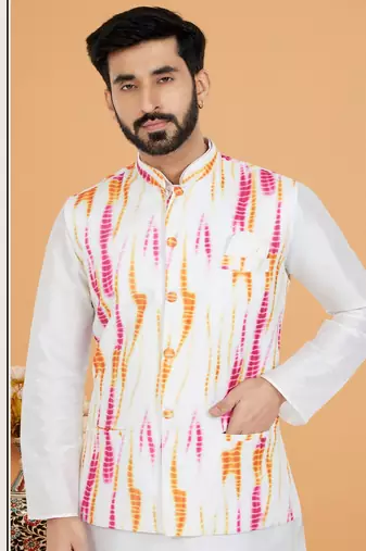Kurta Pajama with Jacket Set