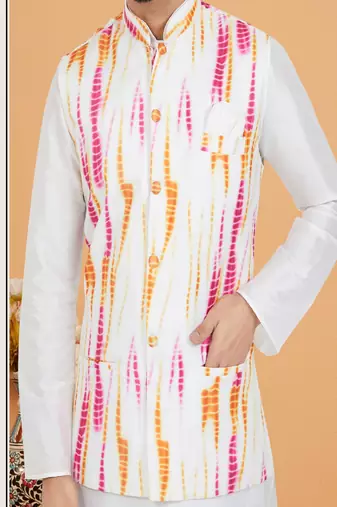 Kurta Pajama with Jacket Set