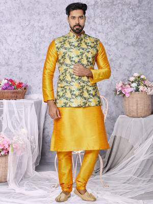 Kurta Pajama with Jacket Set 1