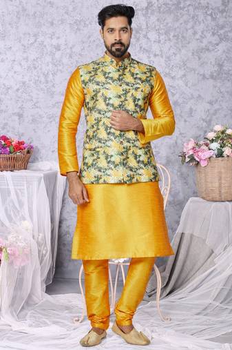 Kurta Pajama with Jacket Set