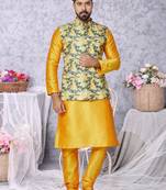 Kurta Pajama with Jacket Set