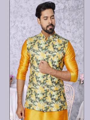Kurta Pajama with Jacket Set 2