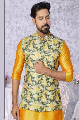 Kurta Pajama with Jacket Set