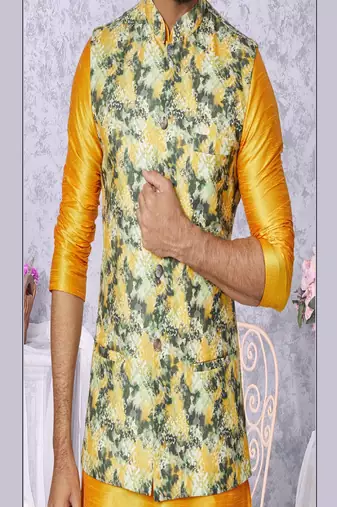 Kurta Pajama with Jacket Set