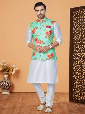 Kurta Pajama with Jacket Set 1