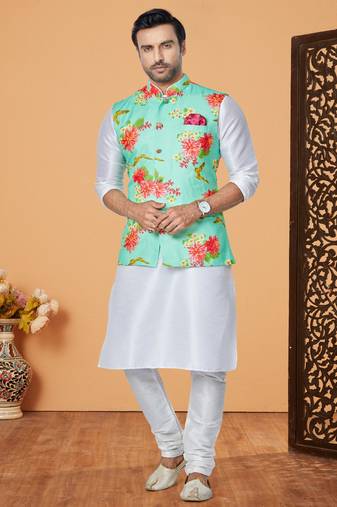 Kurta Pajama with Jacket Set